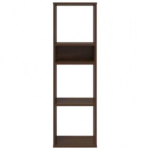 Bogreol 34 x 31 x 112 cm - brun egetræ