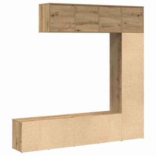 Bogskabe 3 stk. konstrueret træ kunsteg