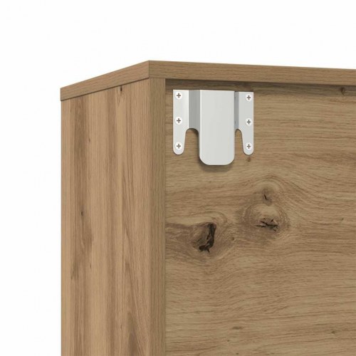 Bogskabe 3 stk. konstrueret træ kunsteg