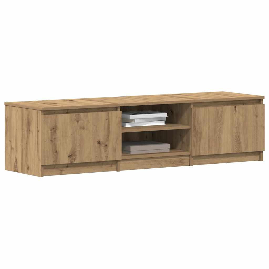 Tv-Bord 140X40X35,5 Cm Konstrueret Træ - artisian oak