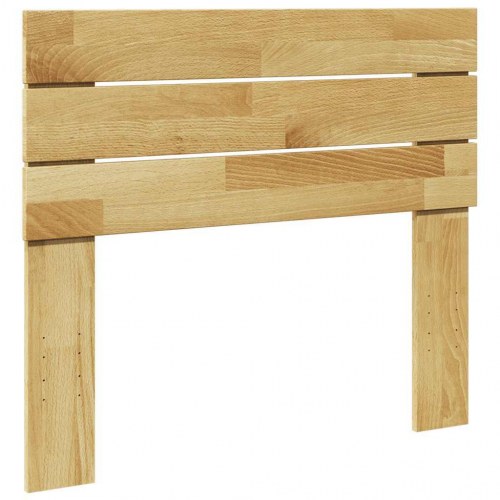 Sengegavl i massivt egetræ - 80 cm
