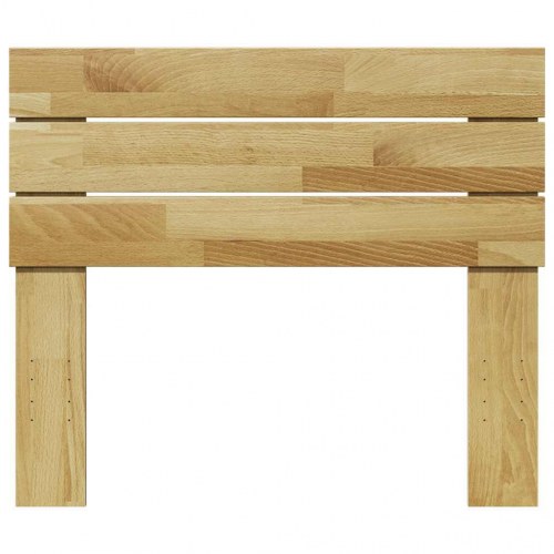 Sengegavl i massivt egetræ - 80 cm