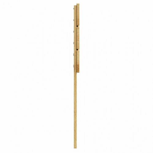Sengegavl i massivt egetræ - 80 cm