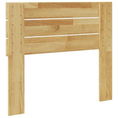 Sengegavl i massivt egetræ - 80 cm