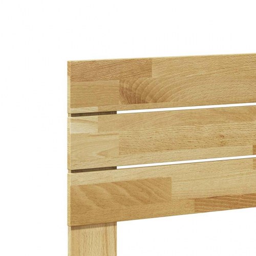 Sengegavl i massivt egetræ - 80 cm