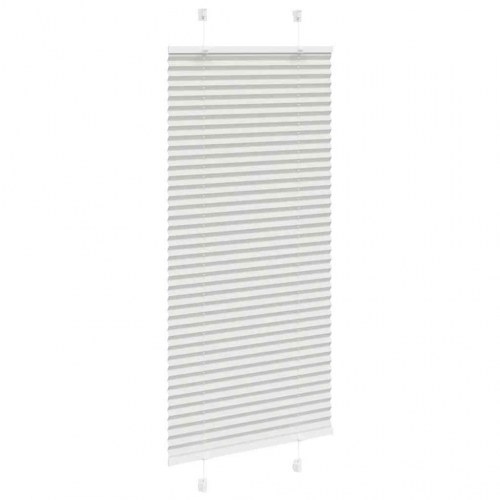 Plisségardin lysegrå 65×100 cm - stofbredde 64,4 cm, polyester