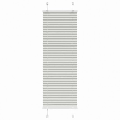 Plisségardin lysegrå 40×150 cm - stofbredde 39,4 cm, polyester