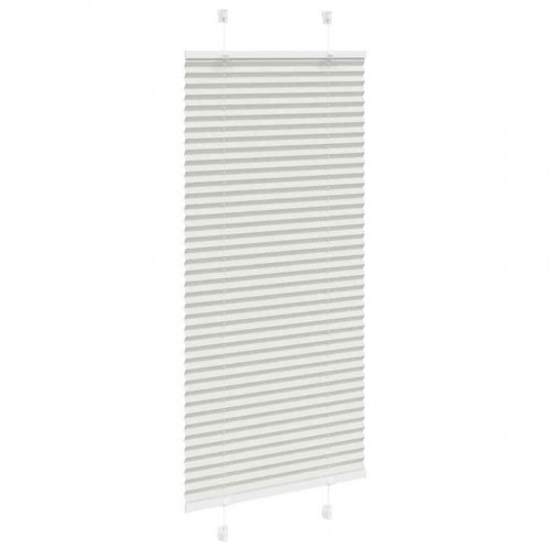 Plisségardin lysegrå 65×150 cm - stofbredde 64,4 cm, polyester