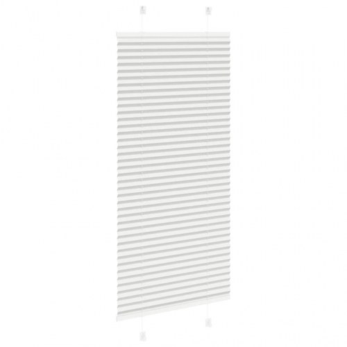 Plisségardin lysegrå 65×150 cm - stofbredde 64,4 cm, polyester