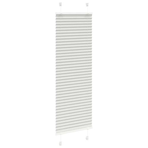 Plisségardin Lysegrå 50x150 cm Stofbredde 49,4 cm Polyester