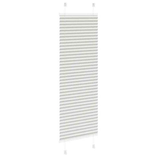 Plisségardin Lysegrå 50x150 cm Stofbredde 49,4 cm Polyester