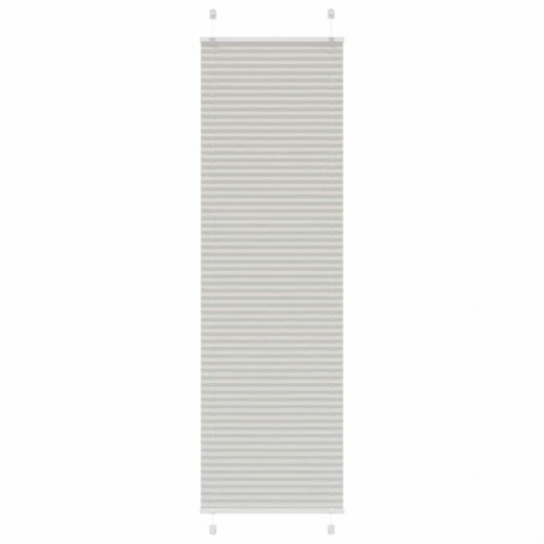 Plisségardin lysegrå 60×200 cm - stofbredde 59,4 cm, polyester
