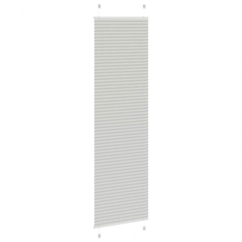 Plisségardin lysegrå 60×200 cm - stofbredde 59,4 cm, polyester