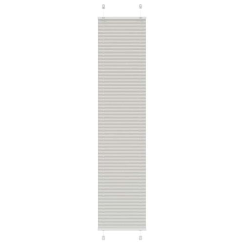 Plisségardin Lysegrå 50x200 cm Stofbredde 49,4 cm Polyester