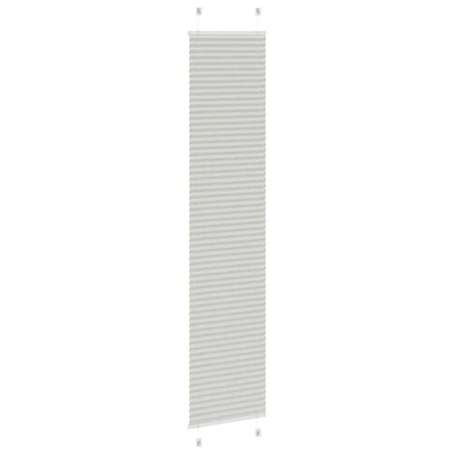 Plisségardin Lysegrå 50x200 cm Stofbredde 49,4 cm Polyester
