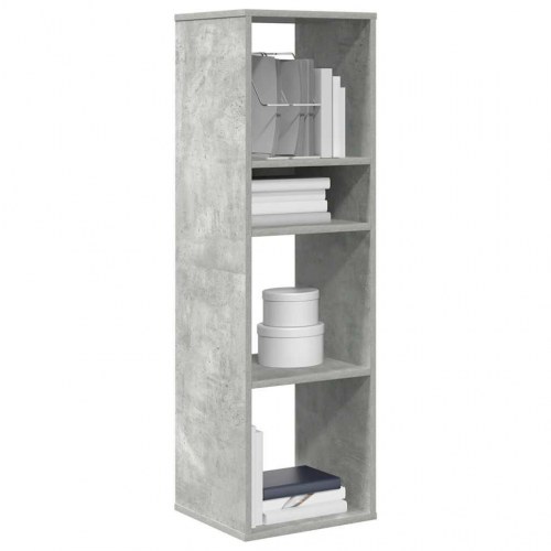 Bogreol 34 x 31 x 112 cm - betongrå