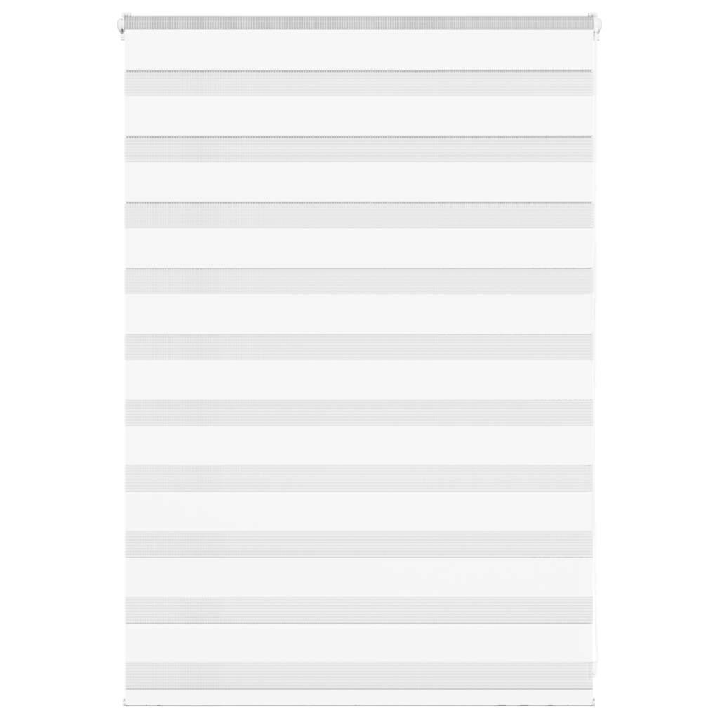 Zebragardin hvid 110x100 cm stofbredde 105,9 cm polyester