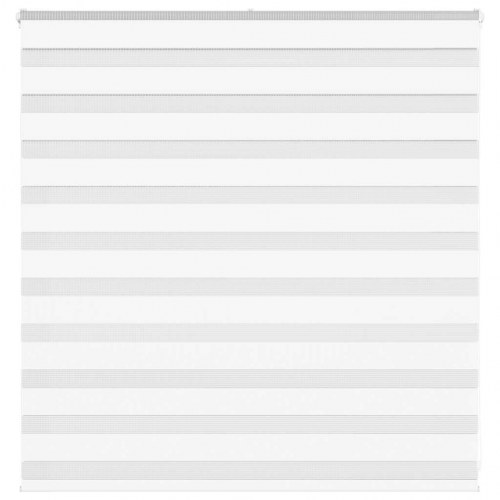 Zebragardin hvid 145×100 cm - stofbredde 140,9 cm, polyester