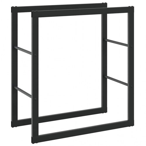 Brændestativ 55 x 30 x 61 cm i sort stål