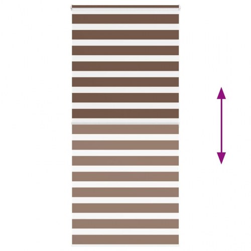 Plisségardin lysegrå 100×200 cm - stofbredde 99,4 cm, polyester