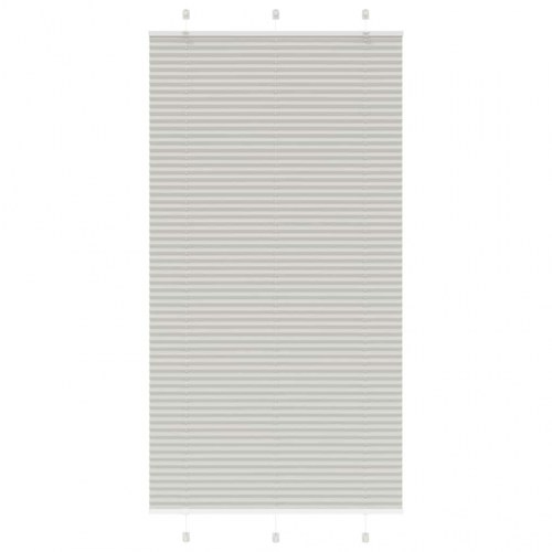 Plisségardin lysegrå 110×200 cm - stofbredde 109,4 cm, polyester