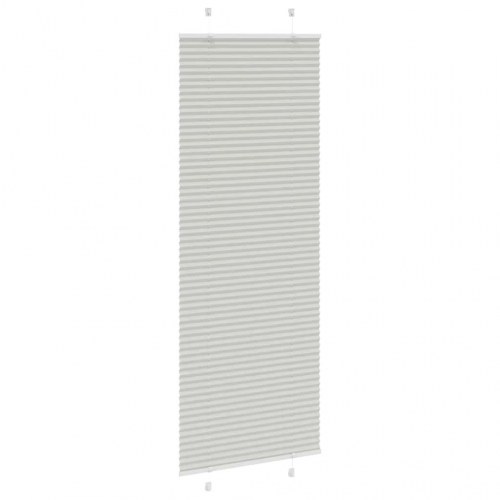 Plisségardin lysegrå 70×200 cm - stofbredde 69,4 cm, polyester