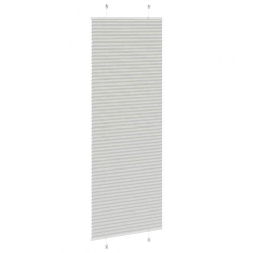 Plisségardin lysegrå 70×200 cm - stofbredde 69,4 cm, polyester