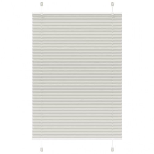Plisségardin lysegrå 100×150 cm - stofbredde 99,4 cm, polyester