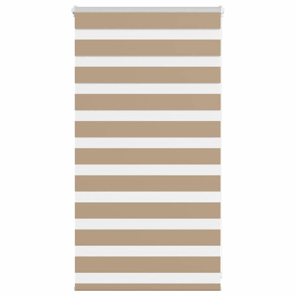 Zebragardin sandbrun 75x100 cm stofbredde 70,9 cm polyester