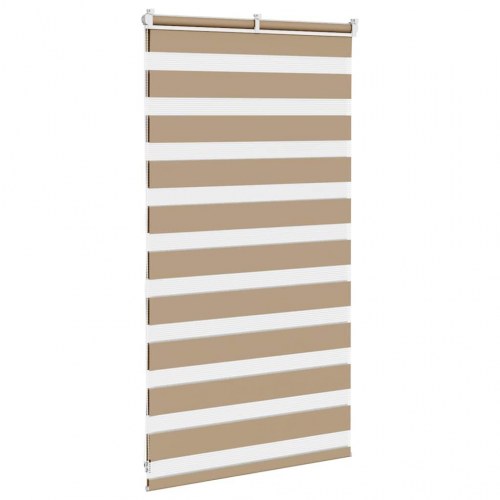 Zebragardin sandbrun 75×100 cm - stofbredde 70,9 cm, polyester
