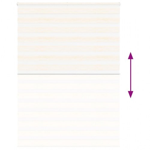 Zebragardin marmorbeige 160 x 230 cm i polyester