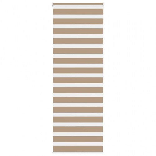 Zebragardin - sandbrun 75×200 cm, stofbredde 70,9 cm, polyester