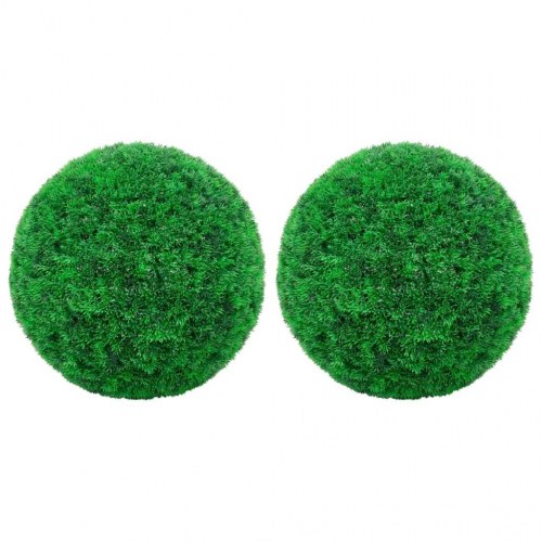 Kunstige buksbom 2 stk. 27 cm kugleformet