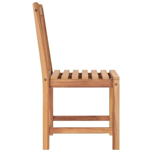 Havestole 2 stk. massivt teaktræ