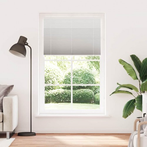 Plisségardin lysegrå 115×200 cm - stofbredde 114,4 cm, polyester