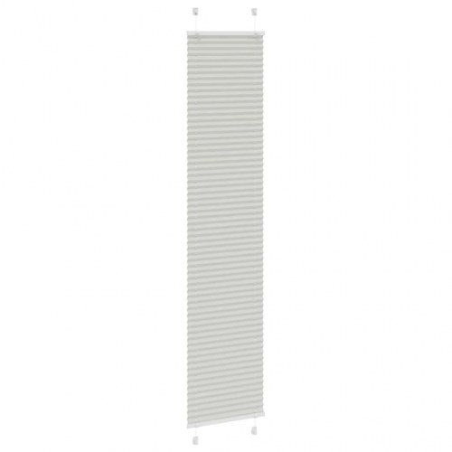 Plisségardin lysegrå 40×200 cm - stofbredde 39,4 cm, polyester