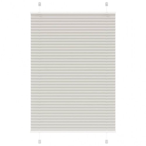 Plisségardin lysegrå 85×150 cm - stofbredde 84,4 cm, polyester