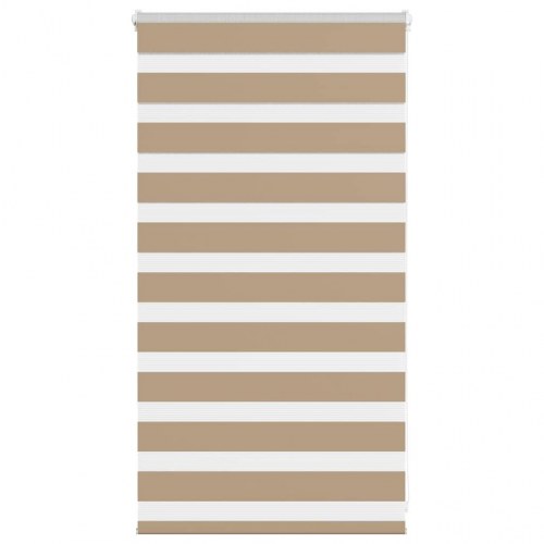 Zebragardin sandbrun 80×100 cm - stofbredde 75,9 cm, polyester