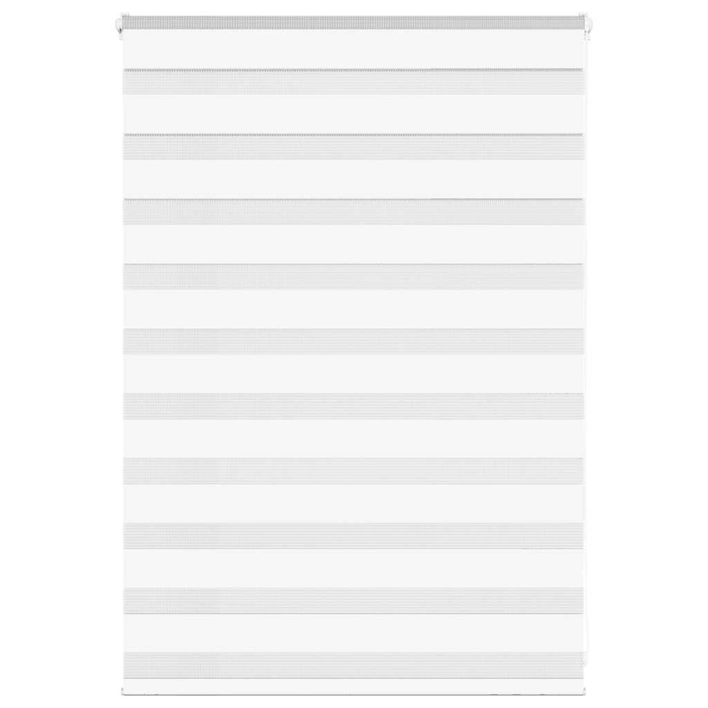 Zebragardin hvid 95x100 cm stofbredde 90,9 cm polyester billede