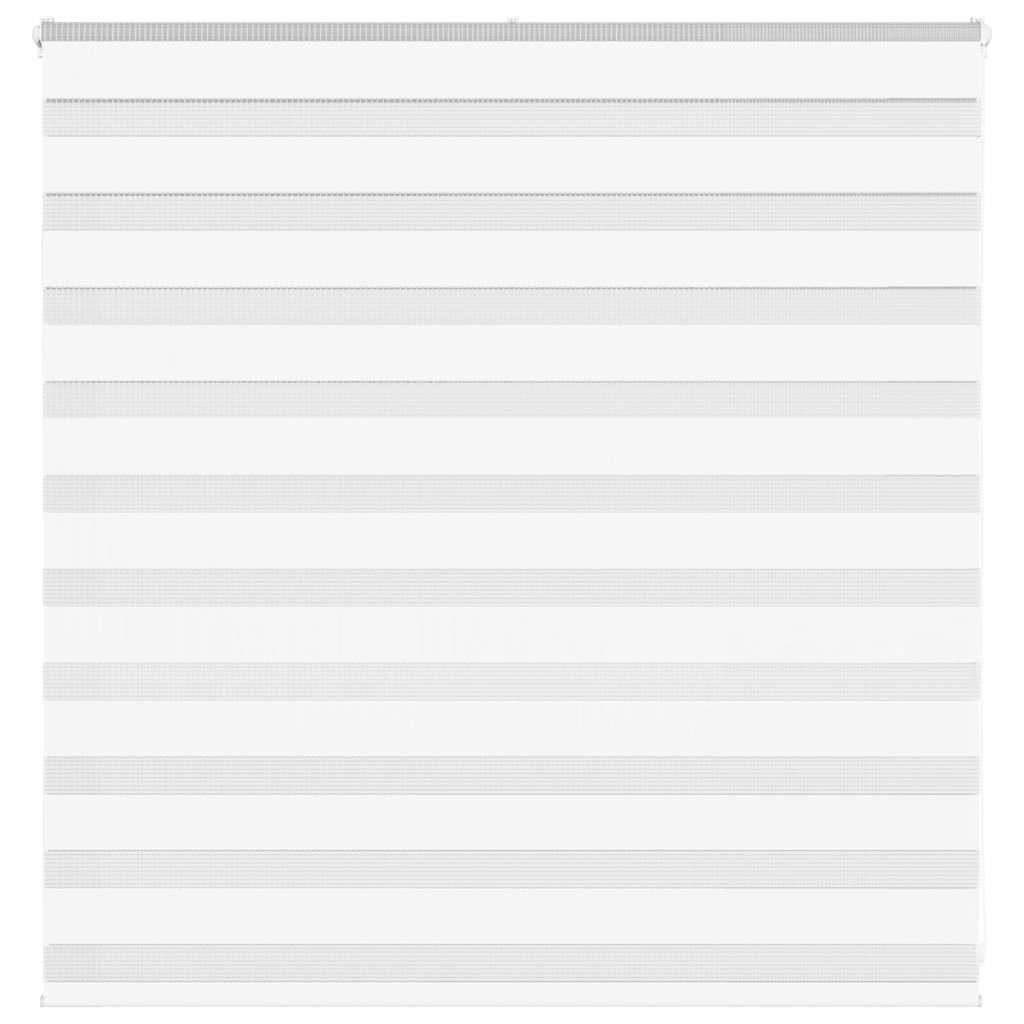 Zebragardin hvid 140x100 cm stofbredde 135,9 cm polyester billede