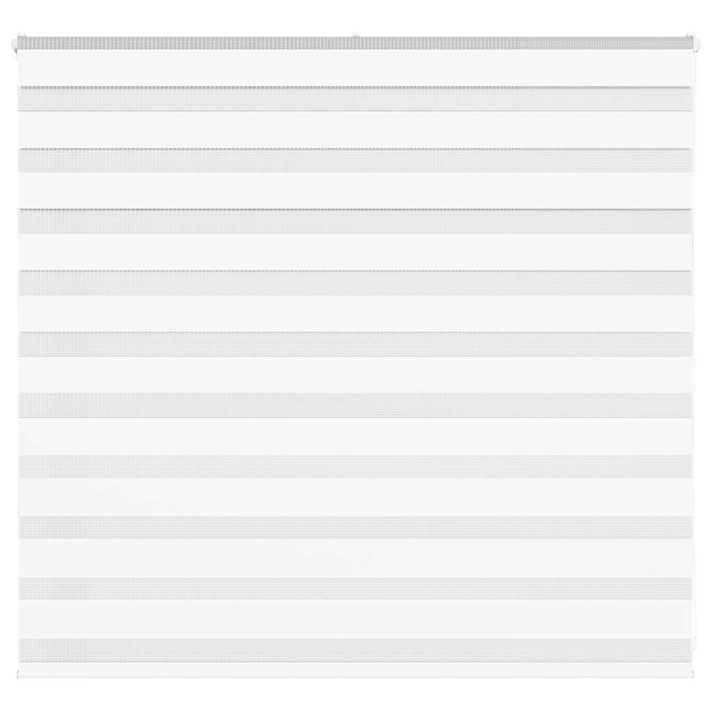 Zebragardin hvid 155x100 cm stofbredde 150,9 cm polyester
