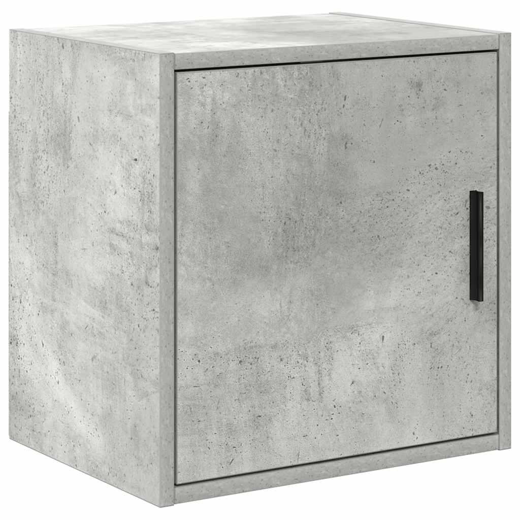 Vægskab til garage i konstrueret træ - betongrå, 40×30×41 cm