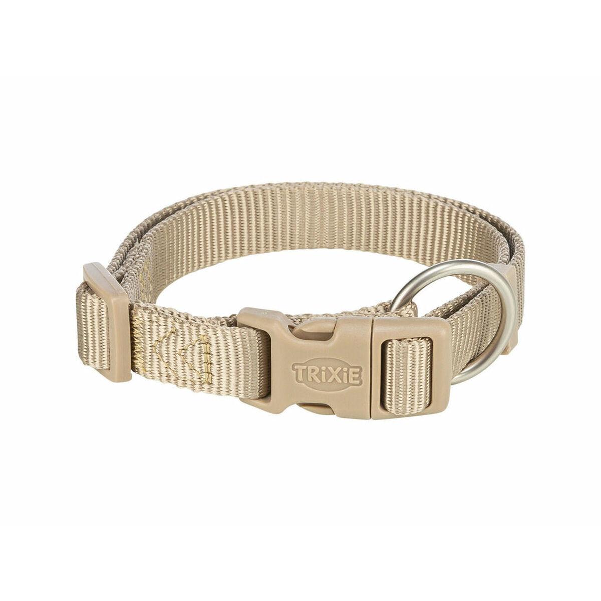Hundehalsbånd Trixie Premium - sand S/M (30-45 cm)