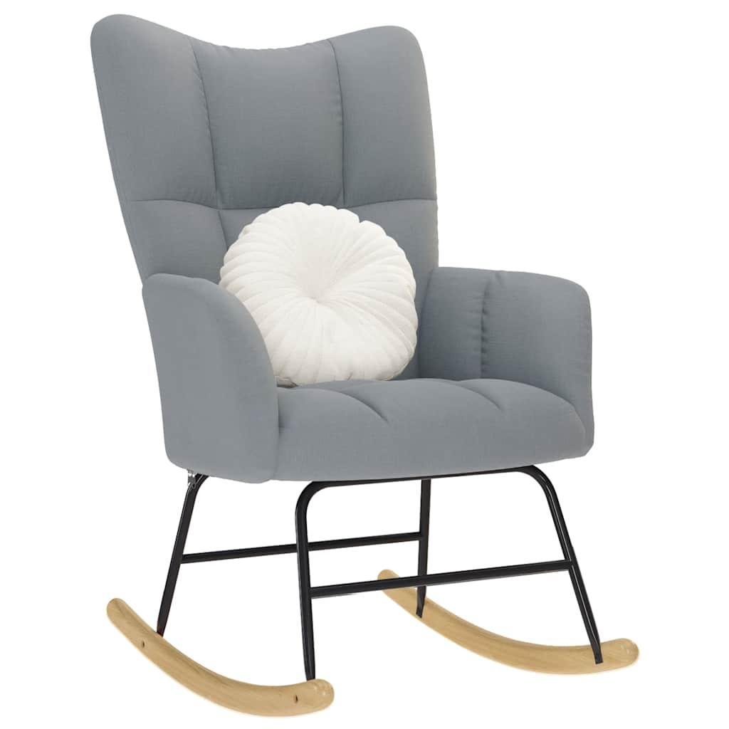 Gyngestol stof lysegrå billede