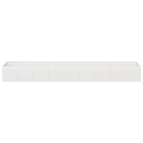Plantekasse højbed 360 × 80 × 40 cm - rustfrit stål