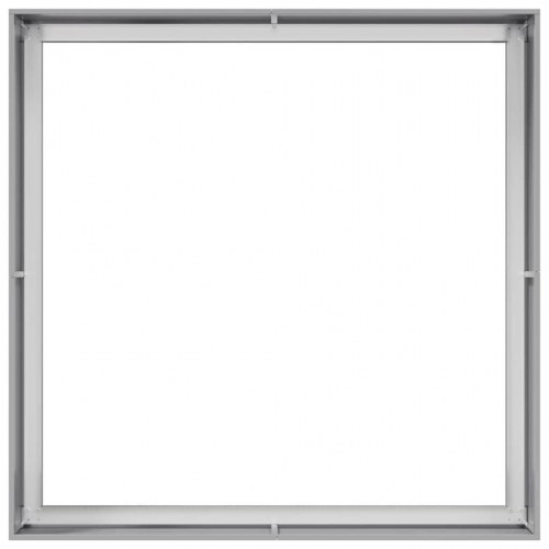 Plantekasse 100 × 100 × 40 cm - galvaniseret stål, åben bund