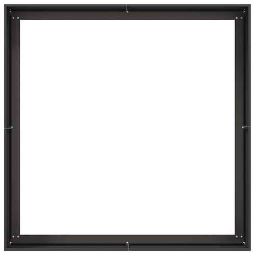 Plantekasse 100x100x40 cm stål sort