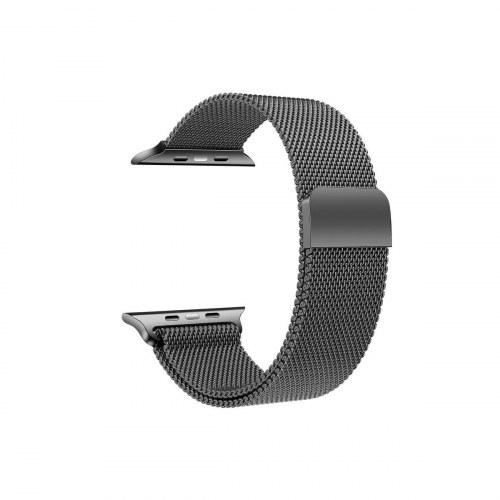 KSIX metalrem til smartwatch - Sort, 38/40/41 mm