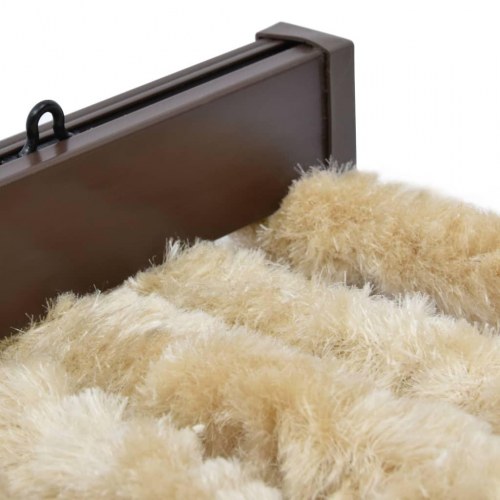 Insektgardin 118×220 cm i chenille - beige