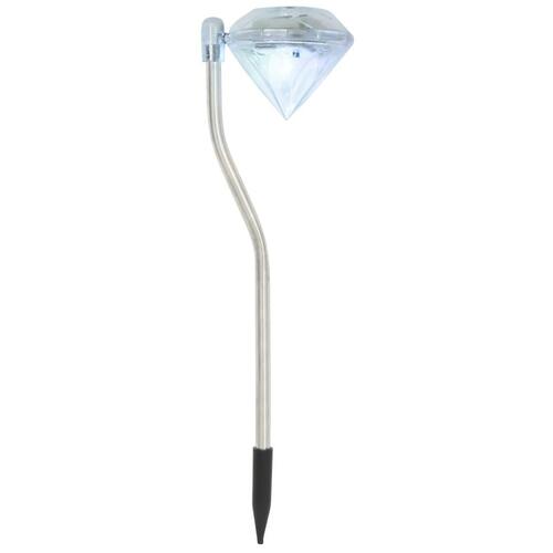 Soldrevne LED-havelamper 6 stk. 9x7,8x29,5 cm